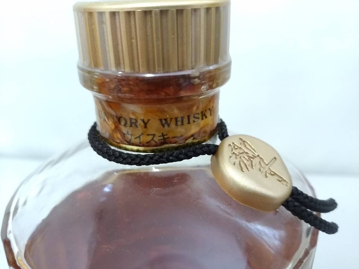 [ collection emission goods ]SUNTORY Suntory . gold cap reverse side Gold label 750ml bottle 43%japa needs whisky / box attaching /06KO05013-6