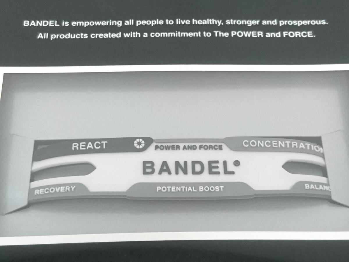 【新品】BANDEL バンデル REACT リアクト ブレスレット＆アンクレット 3点セット/S・Mサイズ/ホワイト×ブラック/アクセサリー/02SH050603の画像3