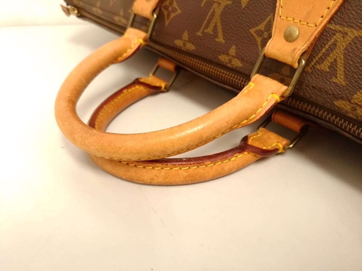 LOUIS VUITTON ルイヴィトン モノグラムライン スピーディ40 M41522 旧型 ボストンバッグ/ハンドバッグ/約25×40×18cm/06KO050609-10の画像6