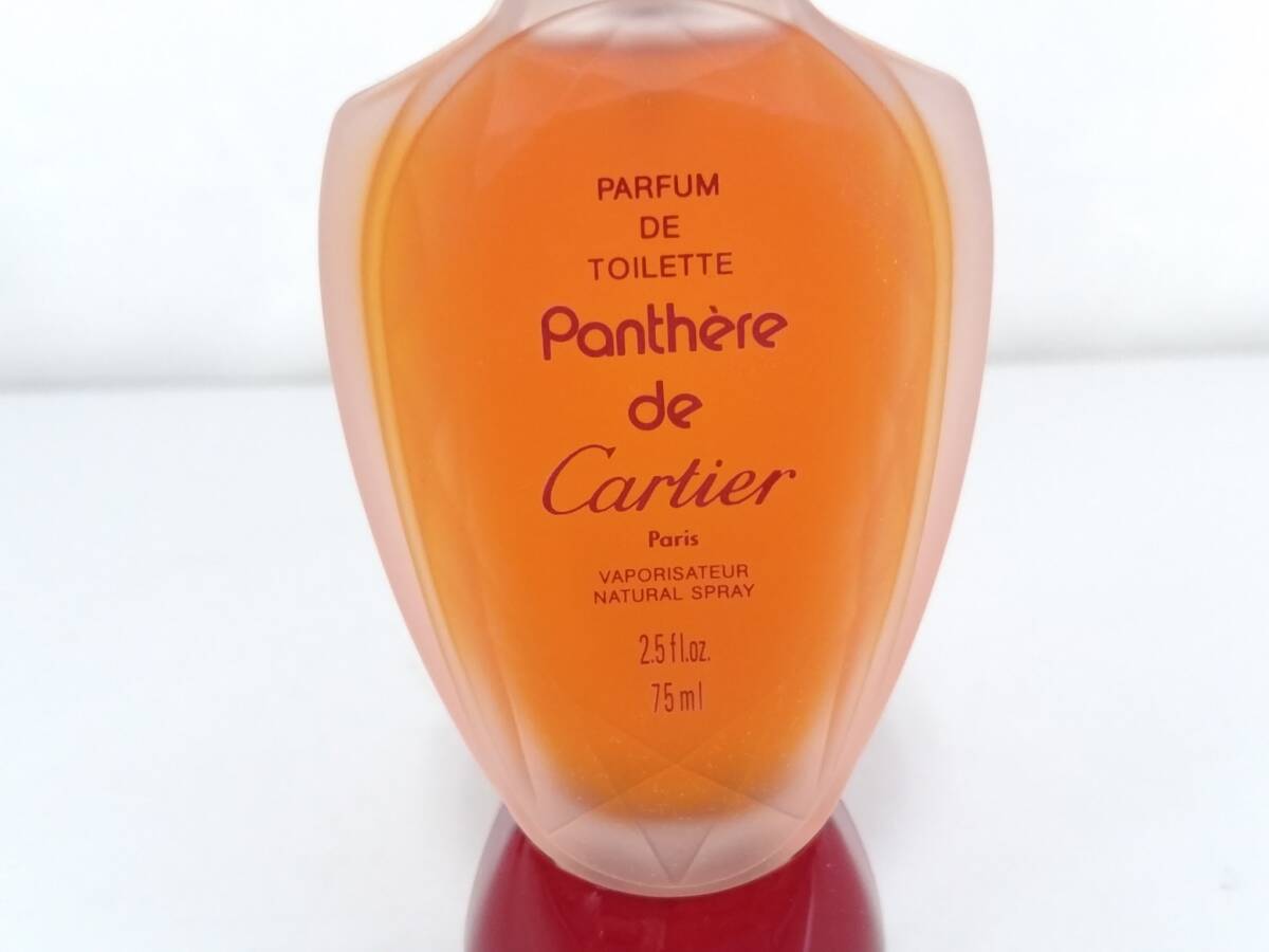 【ほぼ満タン】Cartier カルティエ Panthere de Cartier パンテール ドゥ カルティエ 香水/PARFUM DE TOILETTE/75mlボトル/04OM050903の画像3