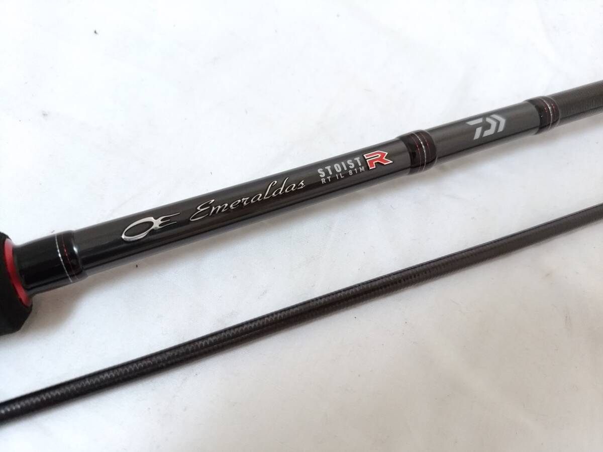 【超美品】Daiwa ダイワ Emeraldas STOIST RACING TUNE 1L 81M エメラルダス ストイストRT 2ピース スピニングロッド/釣竿/01YZ051203-16_画像5