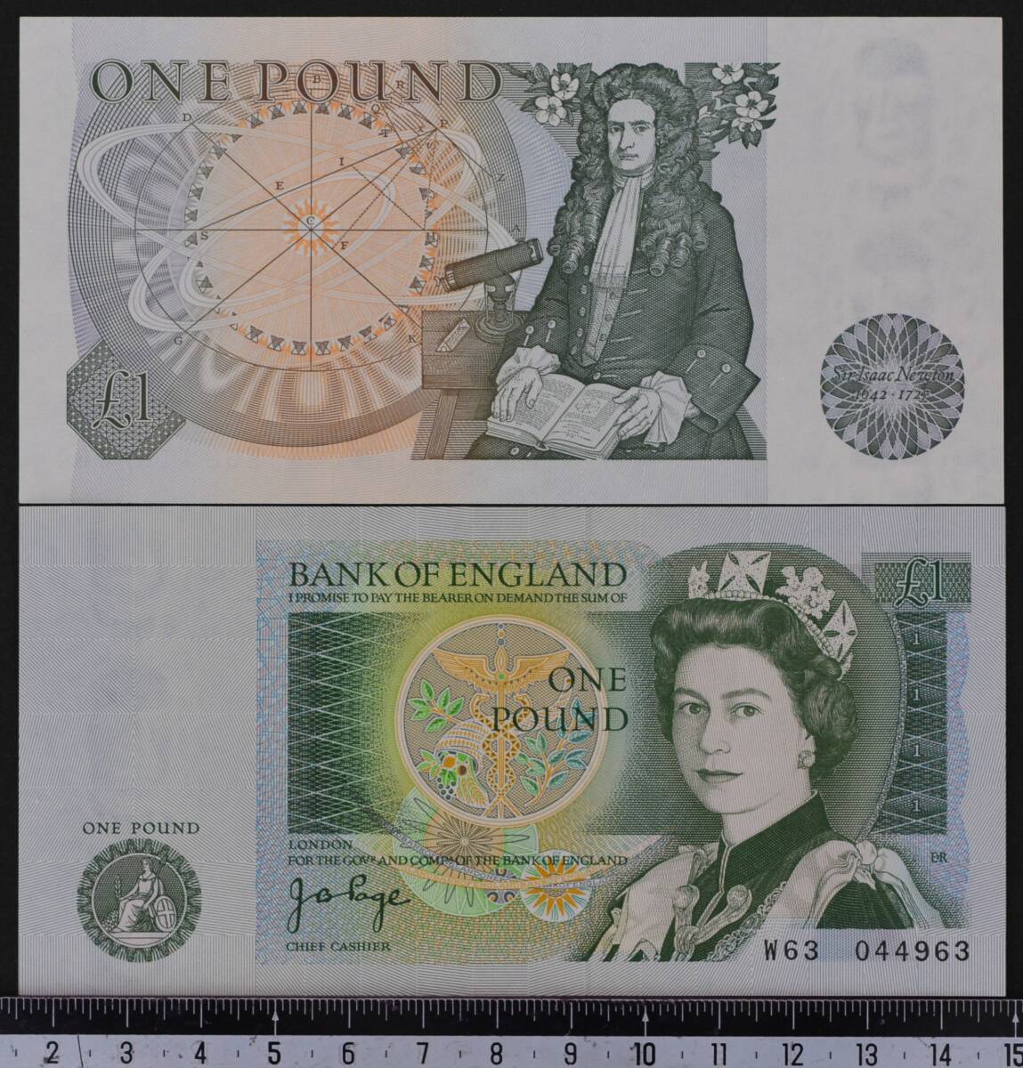 外国紙幣 イングランド 1978年 未使用 1ポンド_画像1