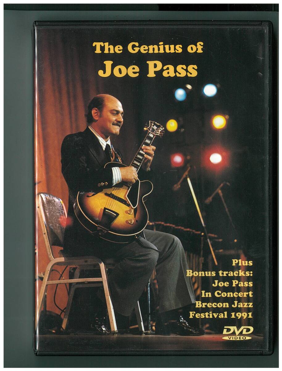 DVD☆The Genius of Joe Pass☆Brecon Jazz Festival 1991☆Vestapol 13073☆US盤_画像1
