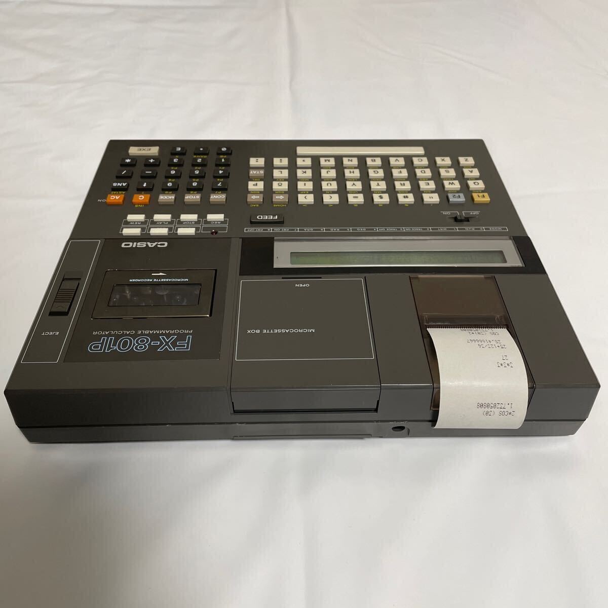 CASIO fx-801P карманный компьютер program программируемый калькулятор оригинальная коробка, кассета имеется 