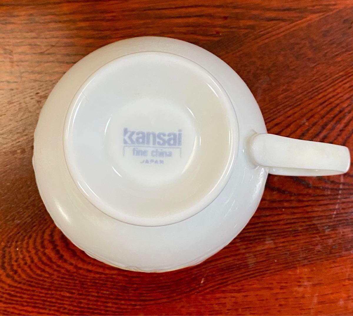 kansai カップ&ソーサー　2セット　デザート皿2枚　レトロ 陶器 洋食器