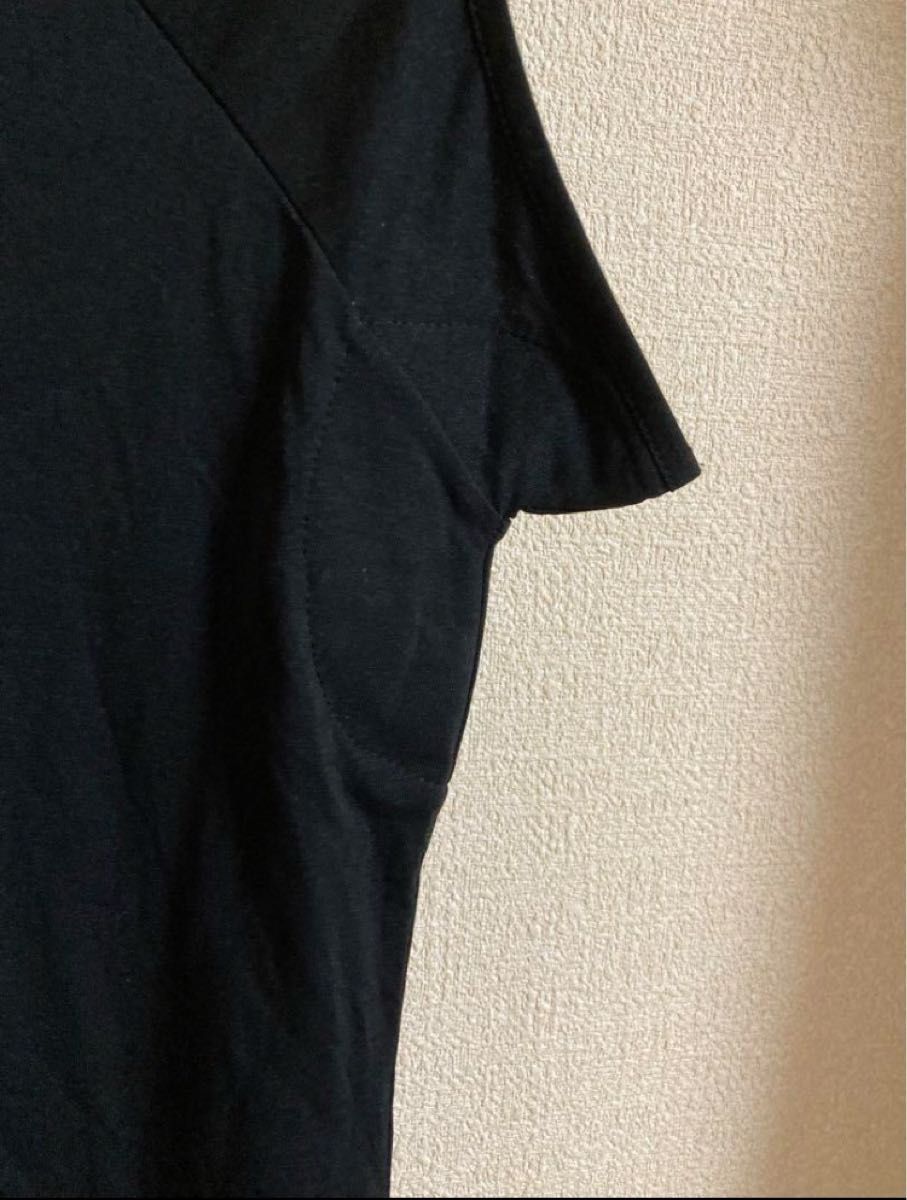 東京ソワール　PETITSOIR ノースリーブTシャツ　冠婚葬祭　Lサイズ　日本製　 カットソー シンプル　ブラック　黒