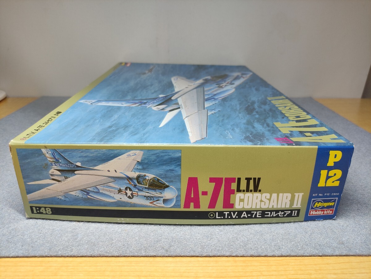 【現状品】 ハセガワ プラモデル 1/48 L.T.V A-7E コルセアⅡ アメリカ海軍 艦上攻撃機 P12 未組立 管121の画像8