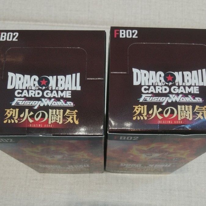 wat様専用　箱から出してネコポス発送　ドラゴンボール カードゲーム 烈火の闘気 テープカット1BOX・未開封1BOX