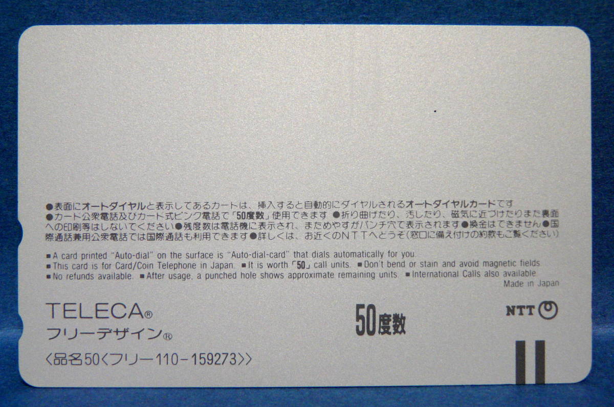 《値下》アート写真 海外旅行カバン 500円未使用テレカ １枚_画像2
