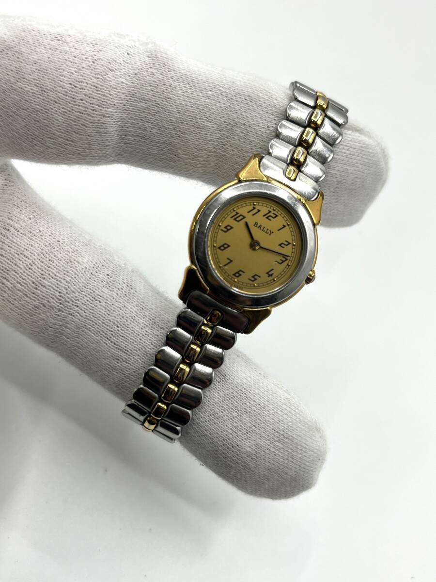 [ разряженная батарея ]BALLY Bally кварц наручные часы Gold циферблат женский комбинированный кейс :2.0