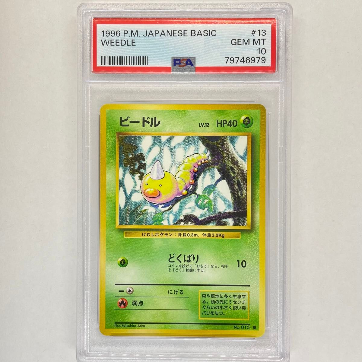 ビードル 旧裏 PSA10 ポケモンカード 旧裏面 鑑定品 1996 pokemon card Japanese