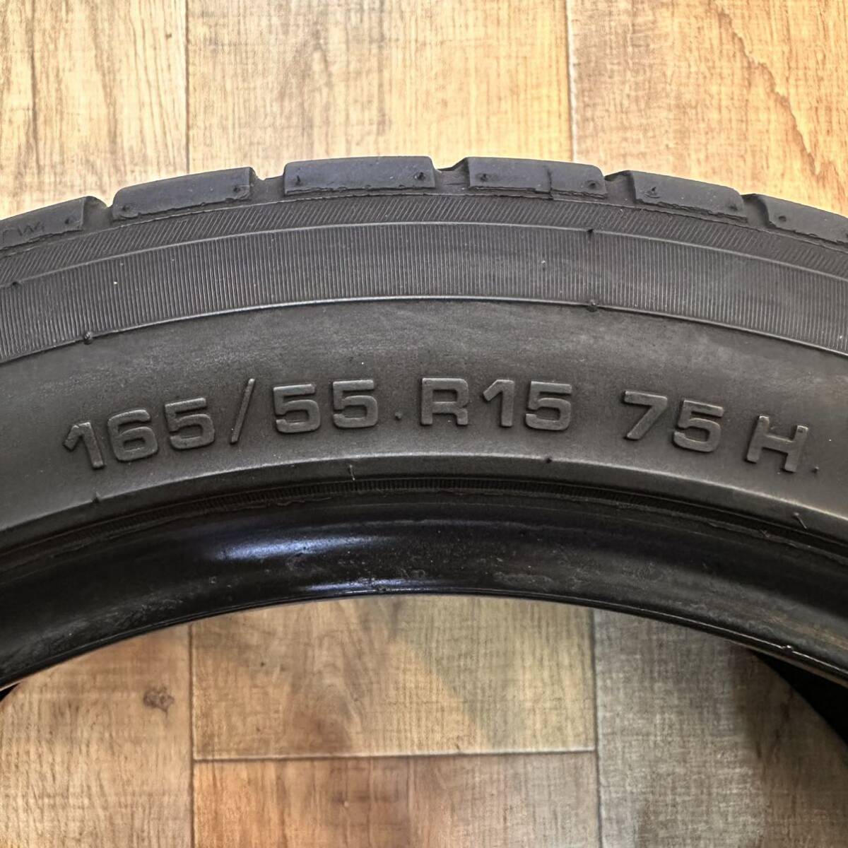 [813]165/55R15 75H Economist ATR-K 2019年製 中古 4本セット エコノミスト_画像8