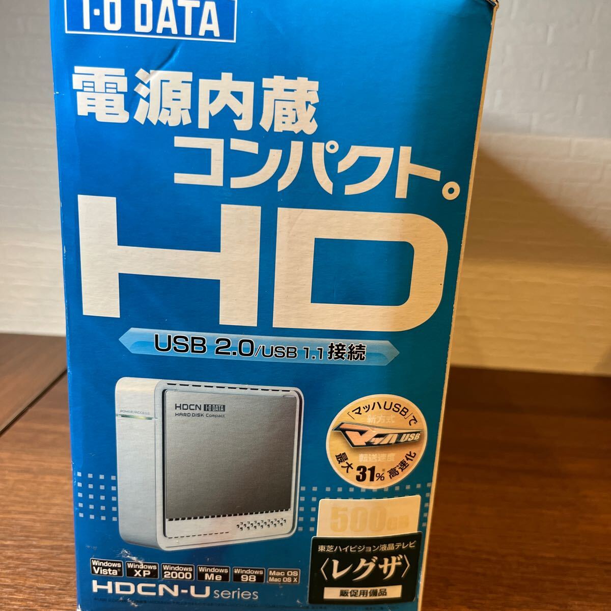 A4026/【個人保管品】REGZA I-O-DATA HDD ハードディスク I-O 外付けHDD 外付けハードディスク 外付ハードディスク HDCN-U50_画像3