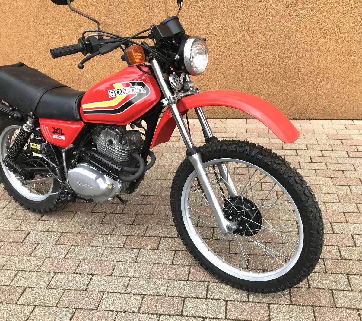 ビンテージモトクロス　XL250S 書付　MT XL KL XLR XLX XR KDX KLX ホンダ　ツインショック_画像3