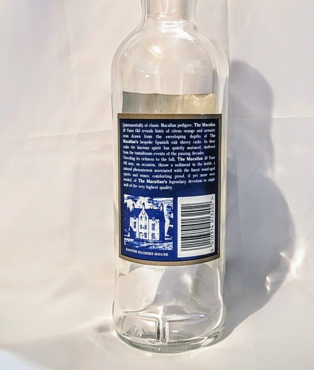 希少 マッカラン 30年 ブルーラベル 空瓶　 MACALLAN スコッチウイスキー サントリー BOWMORE SPRINGBANK_画像2