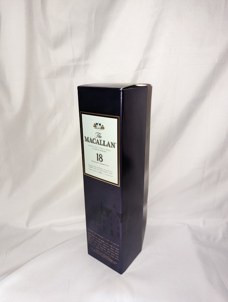 マッカラン 18年 1994 空箱　 MACALLAN スコッチウイスキー サントリー_画像2