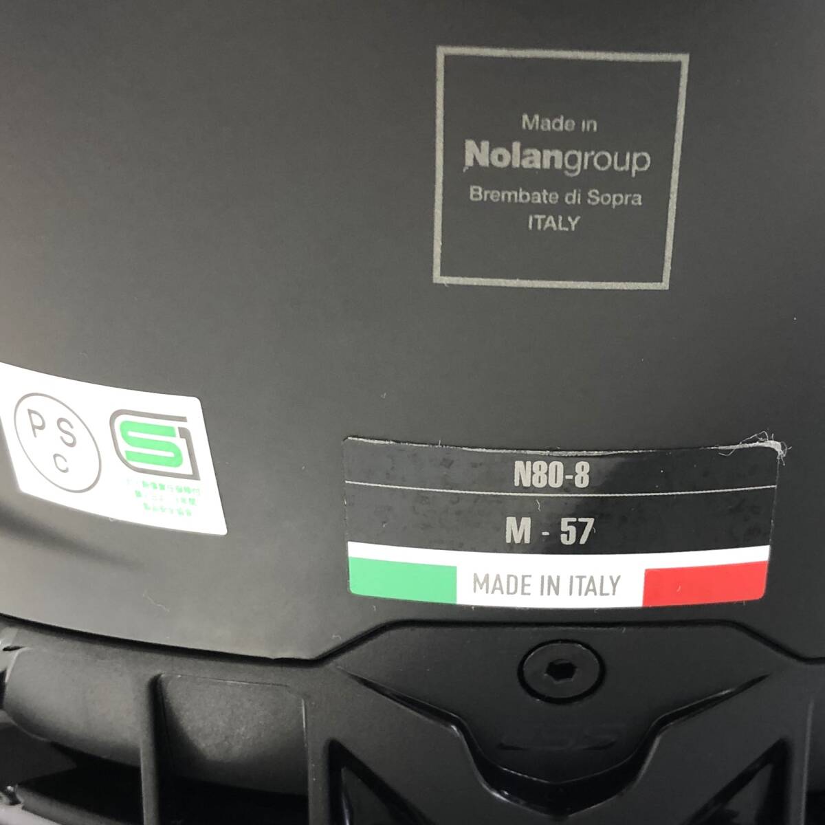 【美品/100】ヘルメット NOLAN N808 CLASSIC FLAT ブラック M の画像8