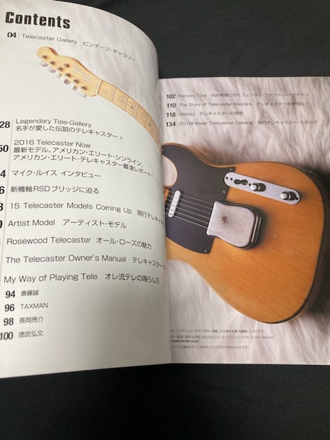 即決 『本』 Fender telecaster player’s book テレキャスター プレイヤーズブック guitar magazine ギターマガジン リットーミュージック_画像7