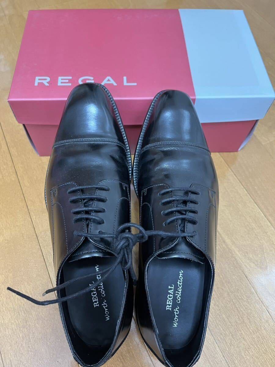 【新品未使用　送料込】Regal リーガル　紳士用革靴　24.5センチ_画像1