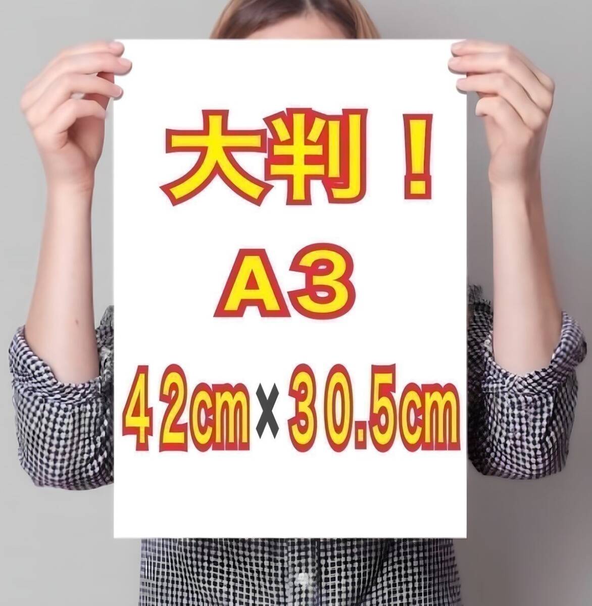 ◇◇ 山口百恵 Ａ３ ポスター 超光沢 大判 ４２cm×３０.５cm ！ 生 写真 ◇317◇ ジュニア アイドル 等身大 風 Ｌの画像2