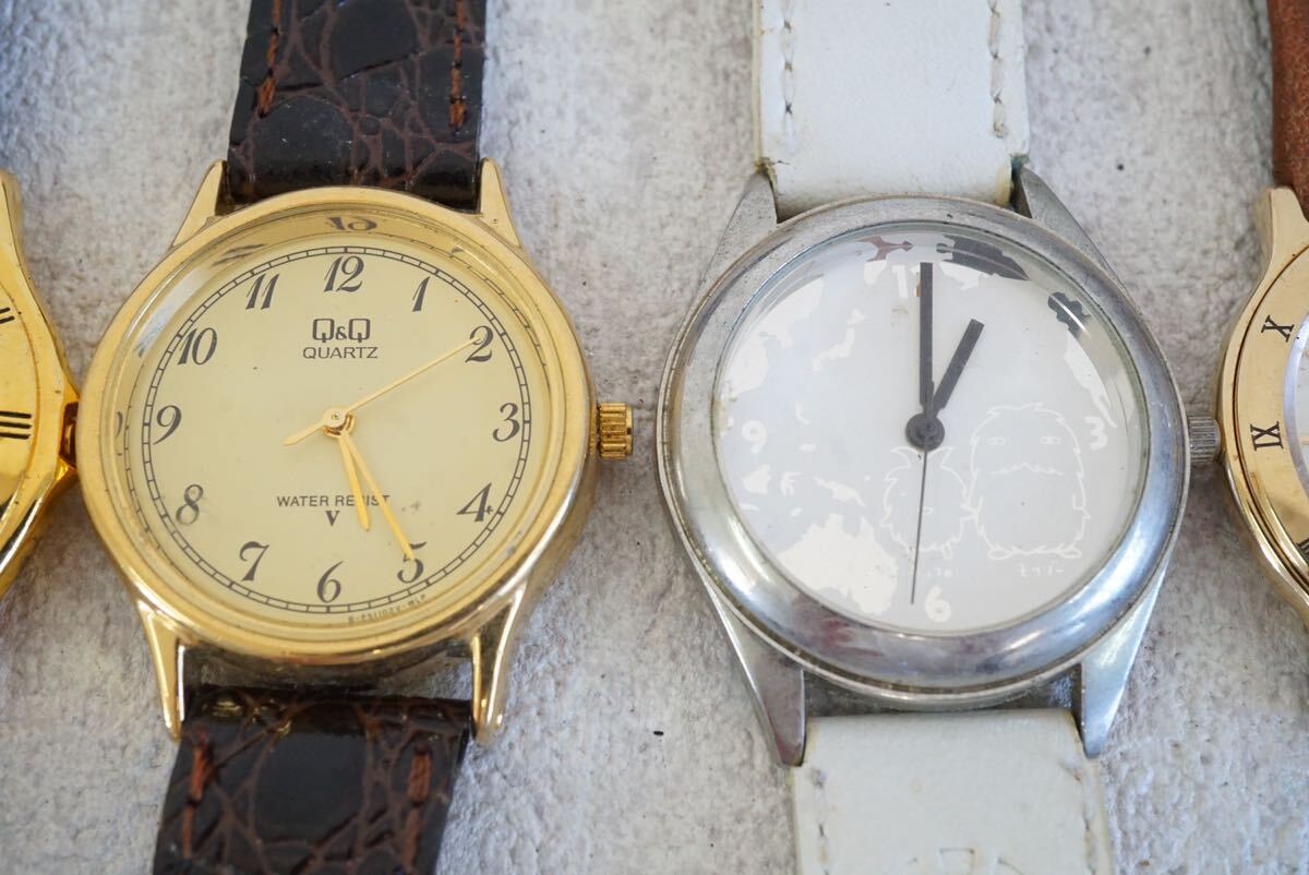F587 記念品 腕時計 懐中時計 10点セット クォーツ アクセサリー メンズ レディース 大量 まとめて おまとめ まとめ売り 不動品の画像4