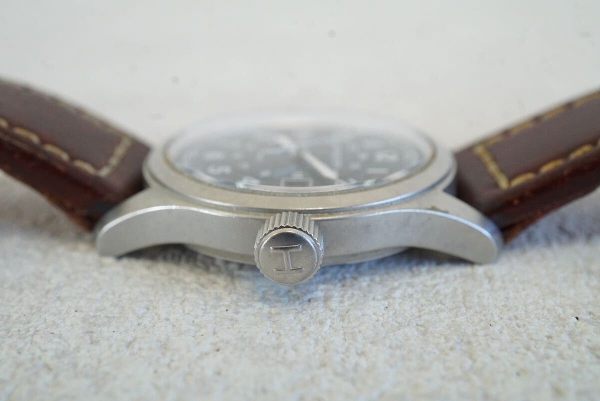 F552 HAMILTON/ハミルトン KHAKI/カーキ レディース 腕時計 クォーツ カレンダー SWISS MADE/スイス製 ブランド アクセサリー 不動品の画像4