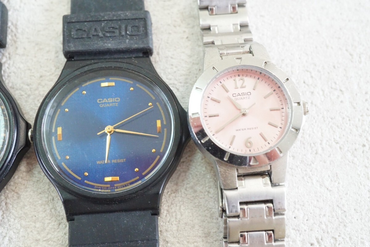 F1086 CASIO/カシオ クォーツ デジタル メンズ レディース 腕時計 10点セット アクセサリー 大量 まとめて おまとめ まとめ売り 不動品_画像6