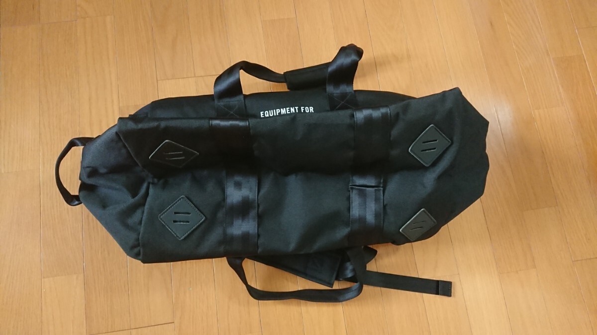 新品未使用品 AKTR バッグ 黒 TRAVELING BAG BK ボストンバッグバスケットボール アクター 旅行カバンにも！3way_画像5