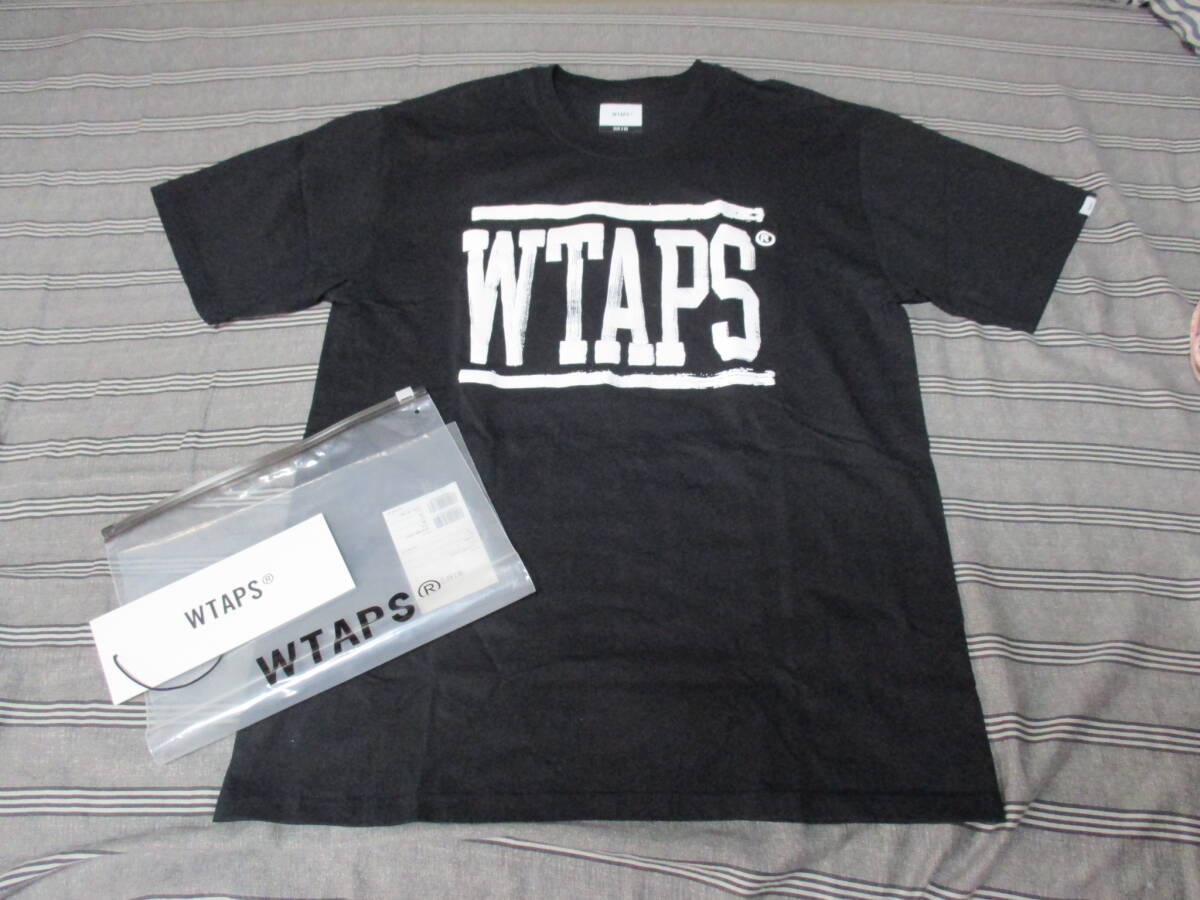 【新品未使用・送料400円】WTAPS × Joshua Vides “Commercial Break” S/S TEE BLACK L ダブルタップス ジョシュア・ヴィーダス ブラックの画像1