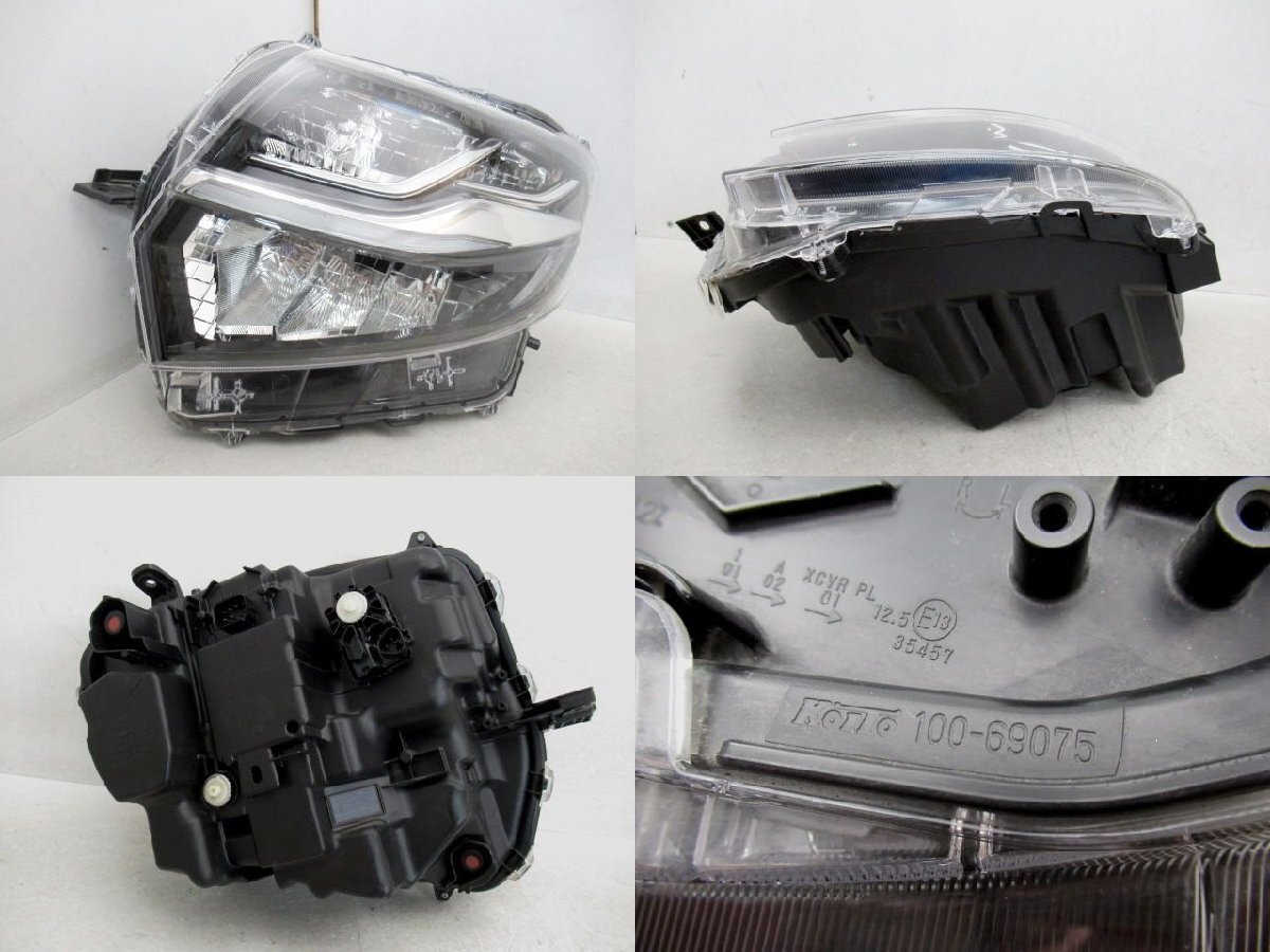 【良品】 ダイハツ タントカスタム LA650S LA660S 純正 左 ヘッドライト LED KOITO 100-69075 (n095568)_画像2