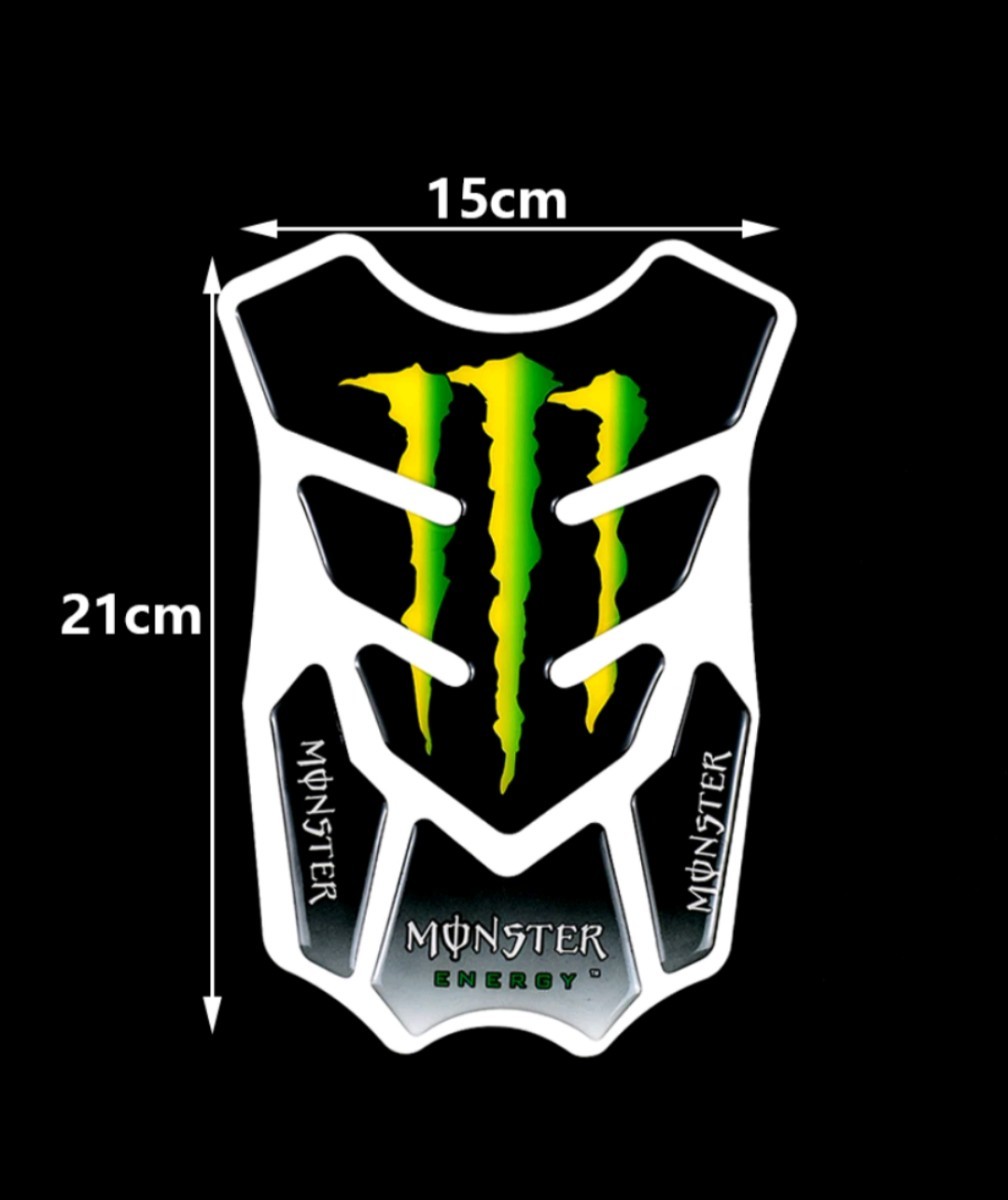 3D タンクパッド バイクステッカー　モンスターエナジー　バイクステッカー　Monster energy モンスターエナジーステッカー MotoGP_画像2