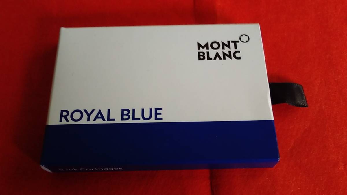  jump ... stationery original Montblanc roiaru blue fountain pen cartridge ink 