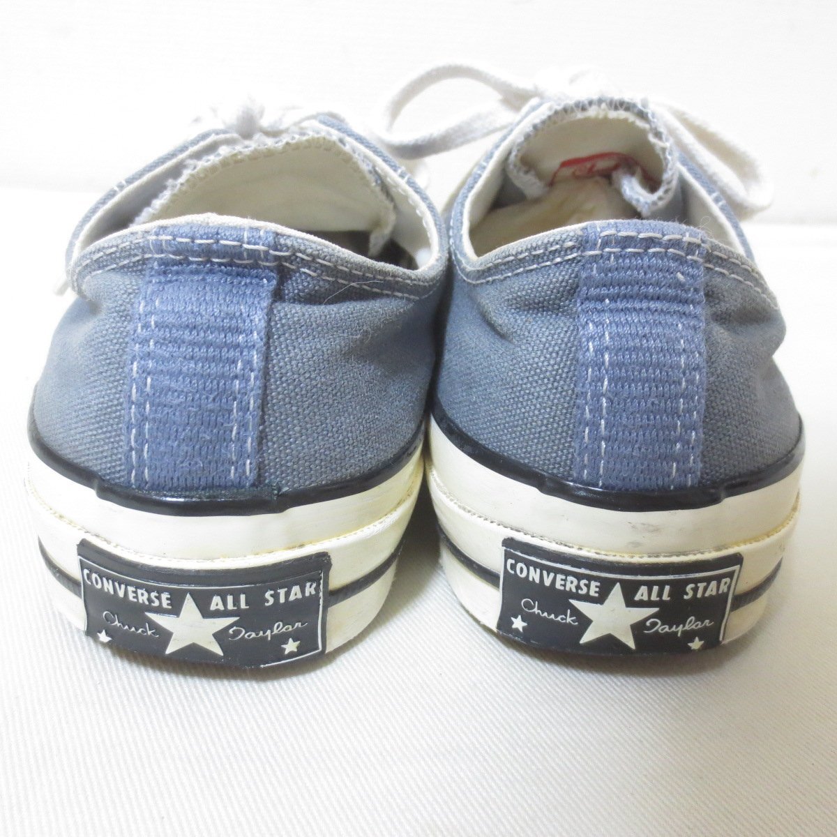 T971　CONVERSE　コンバース　オールスター　チャックテイラー　グレー　キャンバス　スニーカー　24cm　靴_画像5