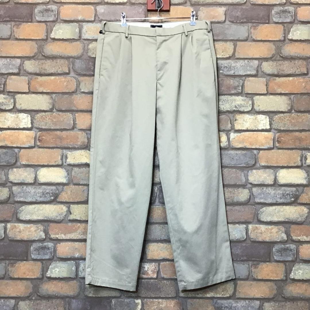 BP2-815【175cm普通体型】USA買付★良品【DOCKERS ドッカーズ】薄ベージュ カラースラックス【W34 メンズ L】ワイドパンツ ワークパンツ_画像4