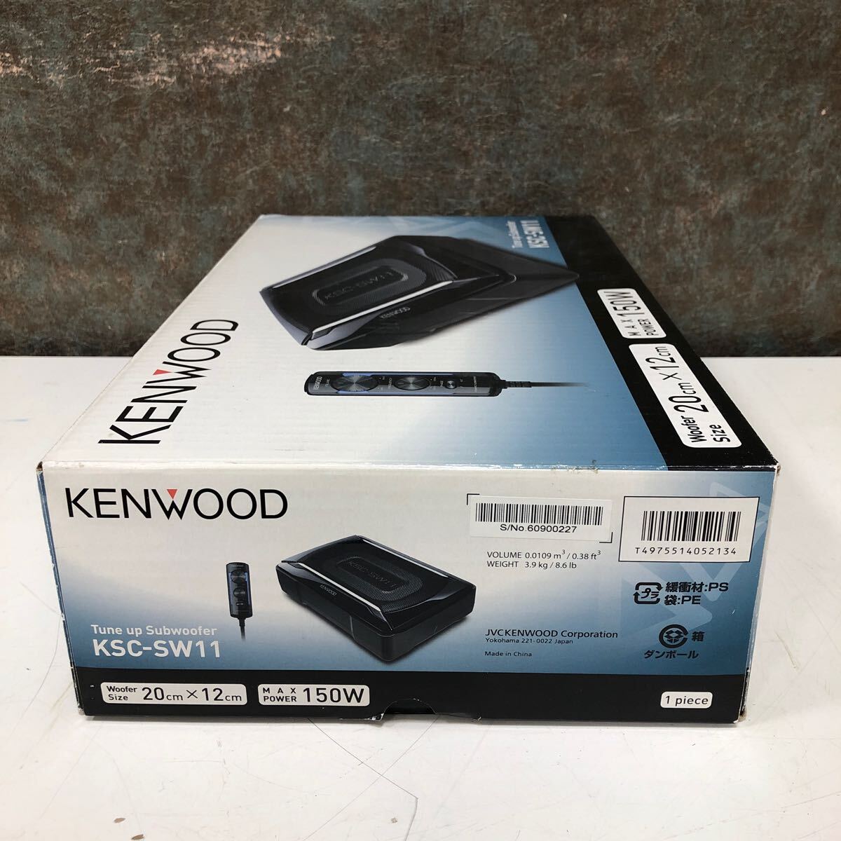 【未使用品】5-5 KENWOOD ケンウッド チューンアップサブウーファー KSC-SW11 オーディオ 新品