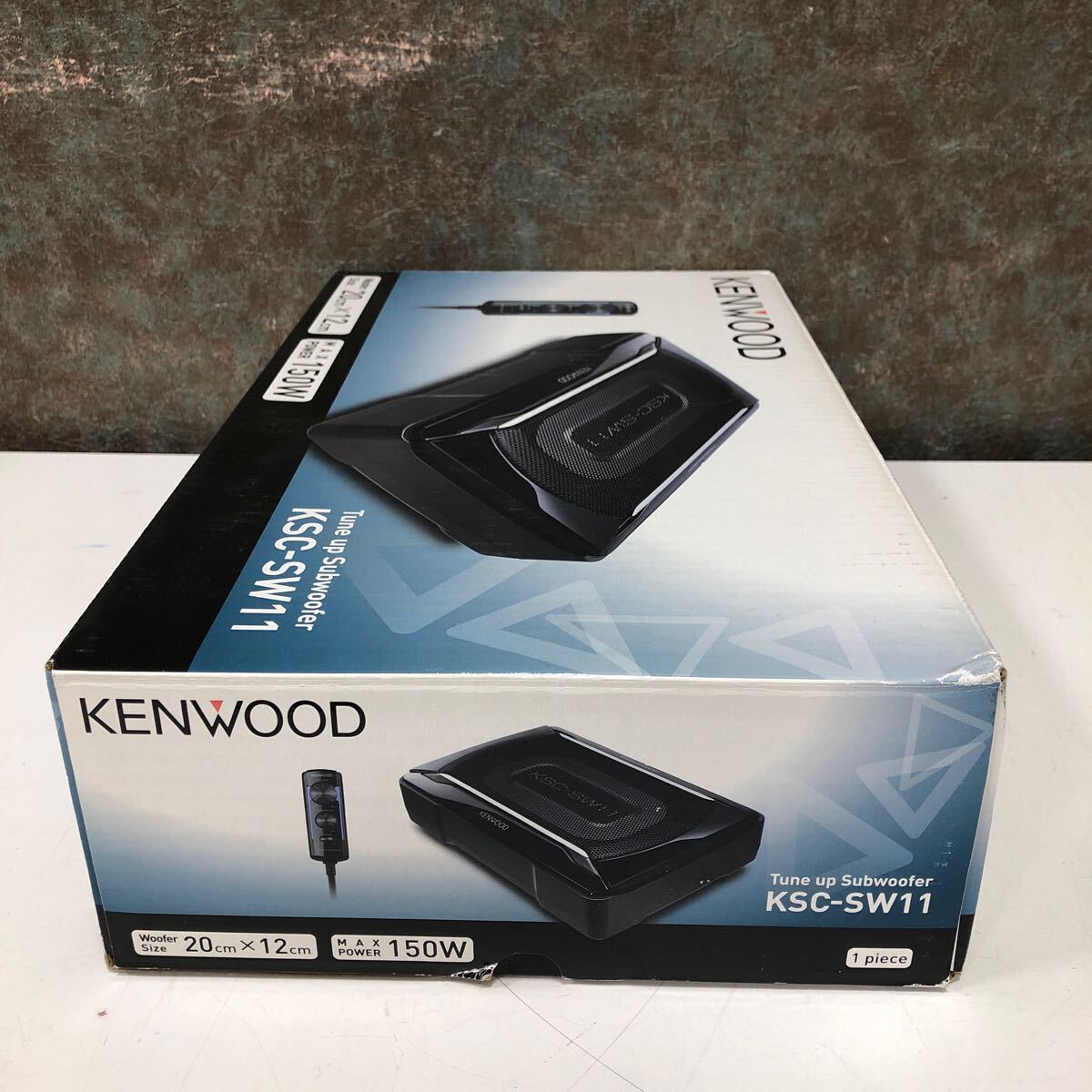 【未使用品】5-5 KENWOOD ケンウッド チューンアップサブウーファー KSC-SW11 オーディオ 新品