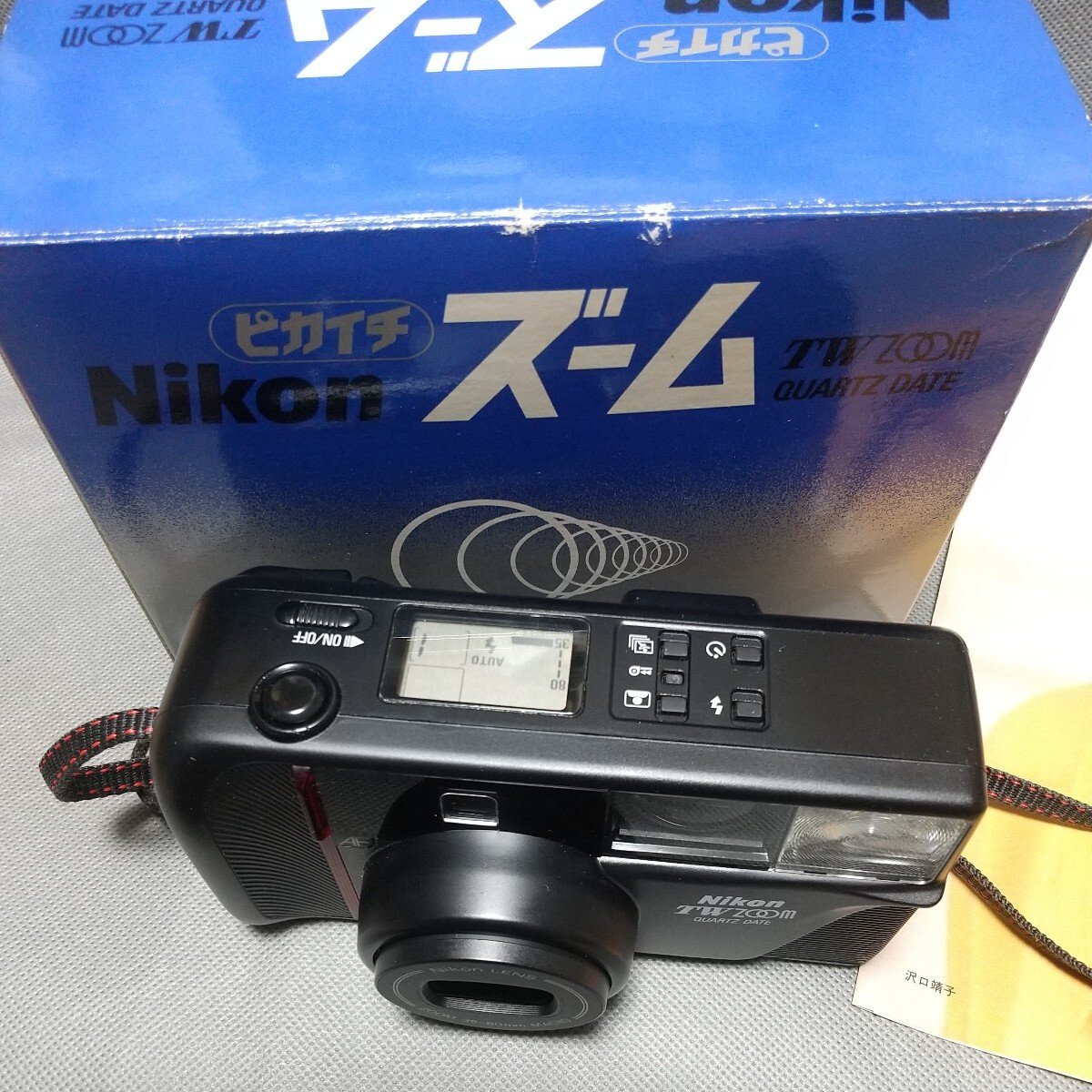 [シャッター他確認済] Nikon TW ZOOM ピカイチ コンパクトフィルムカメラ 現状品の画像2