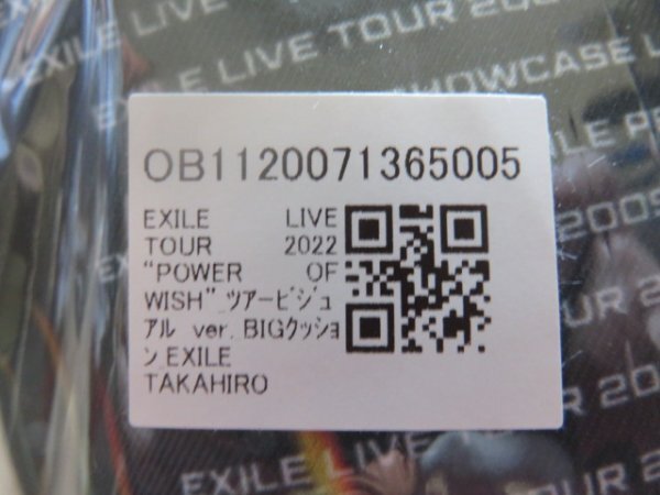 ◆　A　EXILE　LIVE　TOUR 2022　BIGクッション　TAKAHIRO　◆_画像3