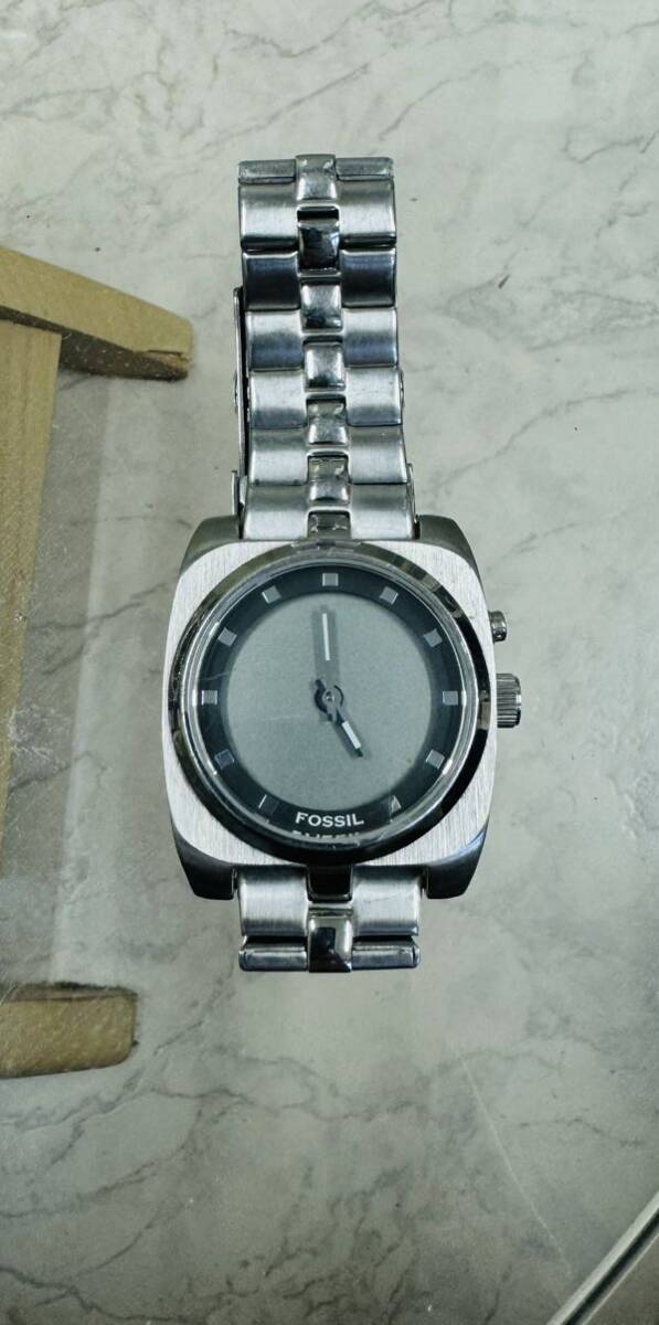  used * men's wristwatch FOSSIL/ Fossil BIG TIC/ big tikJR-8122