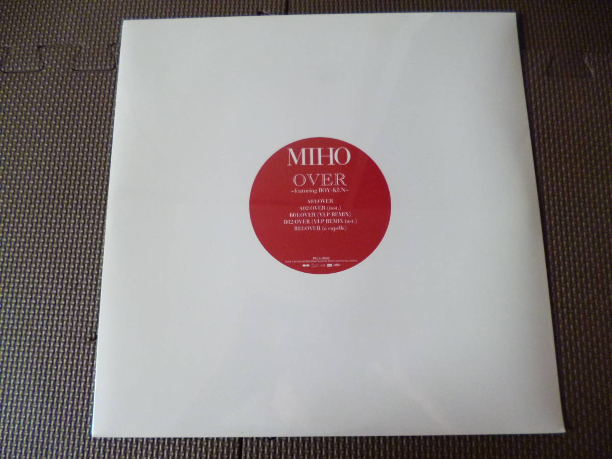 新品 Miho / Over Feat,Boy-Ken ■ 限定アナログ盤 降谷建志 KJ Steady & Co._画像1