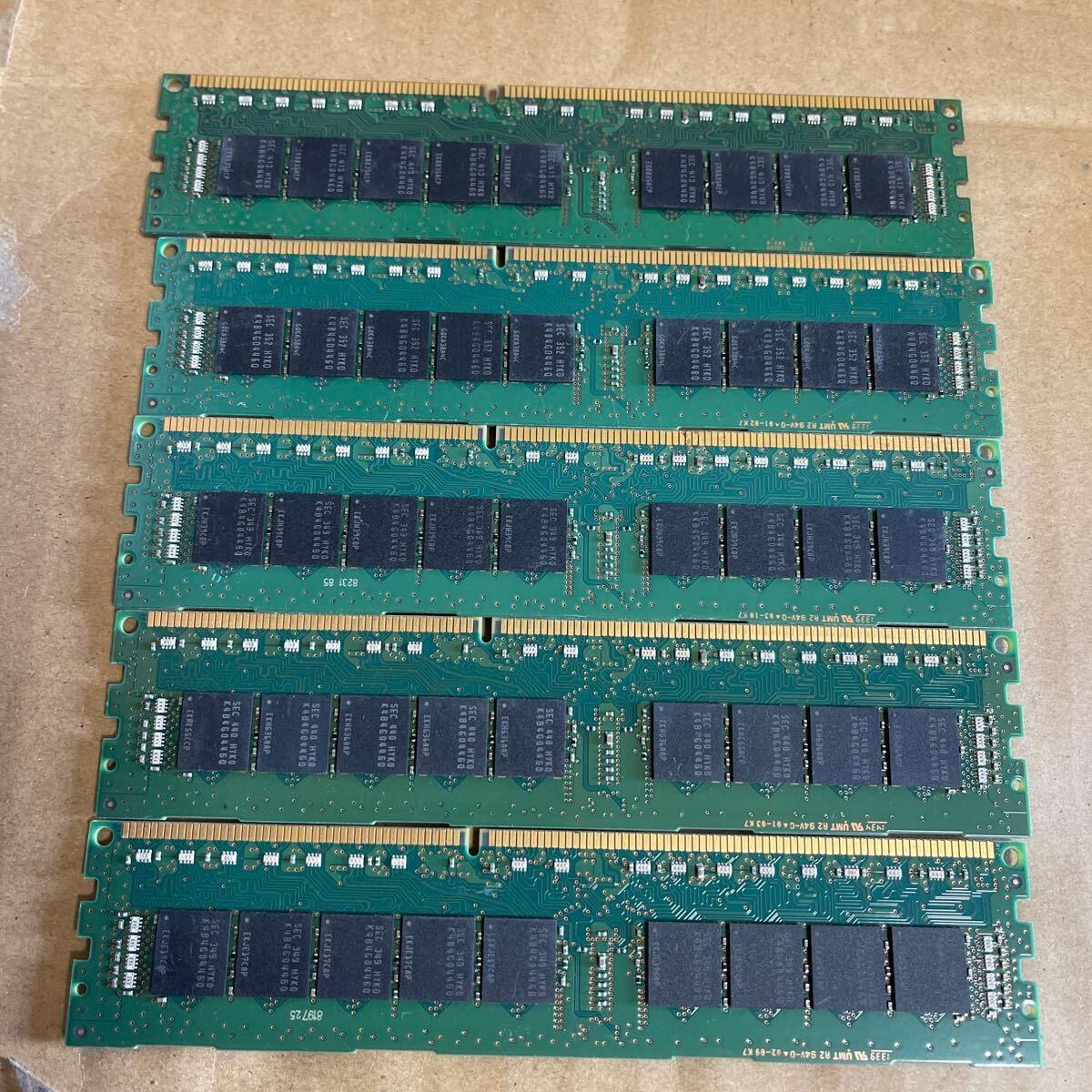 (05) SAMSUNG 1RX4 PC3L-12800R 8GB 5枚DDR3 Registered ECC サーバー用 メモリ_画像2
