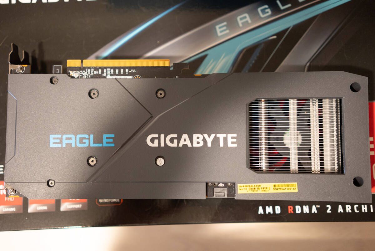 GIGABYTE RADEON RX6600 EAGLE 8GB GDDR6/GV-R66EAGLE-8GD 中古美品_画像4