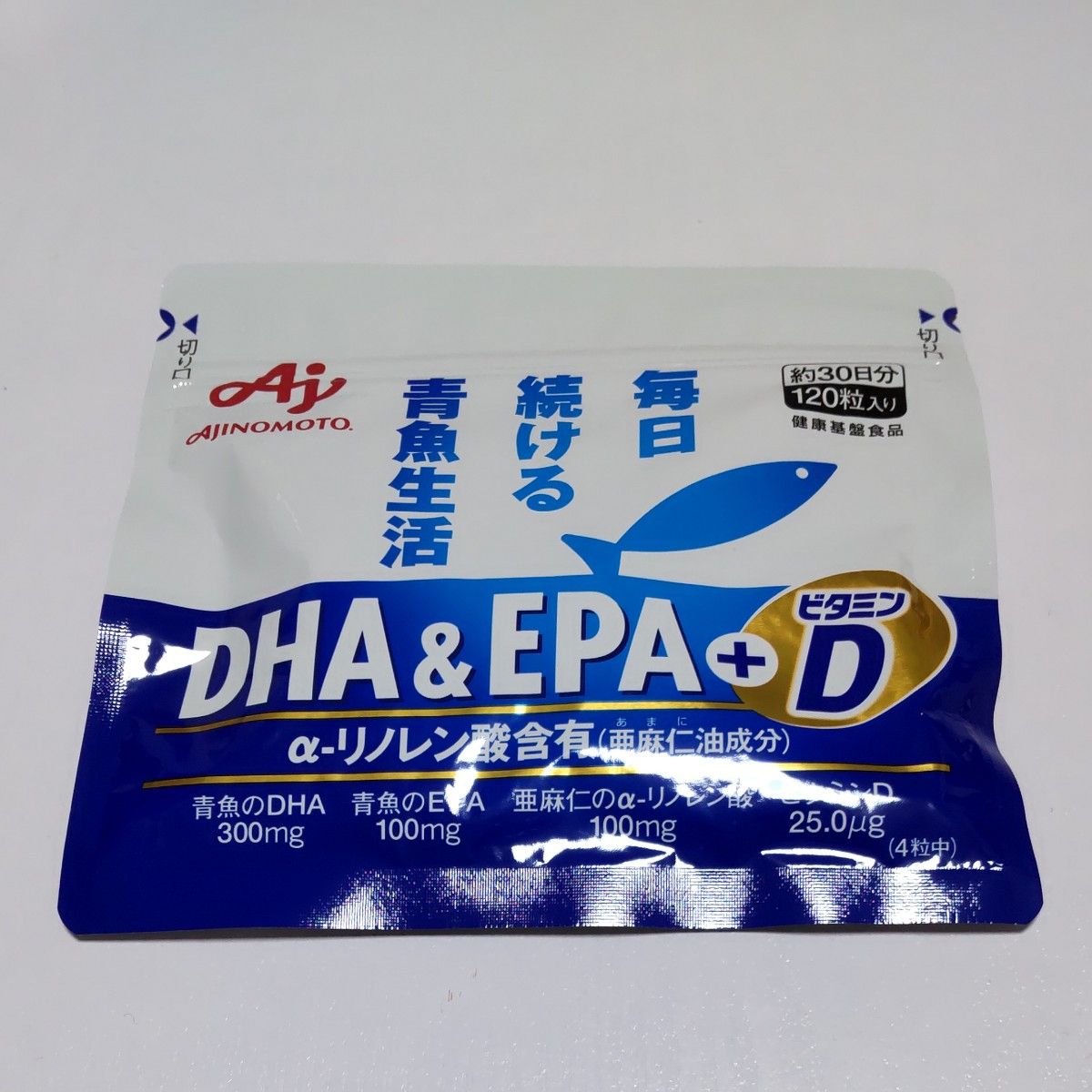 味の素 DHA＆EPA＋ビタミンD 120粒30日分