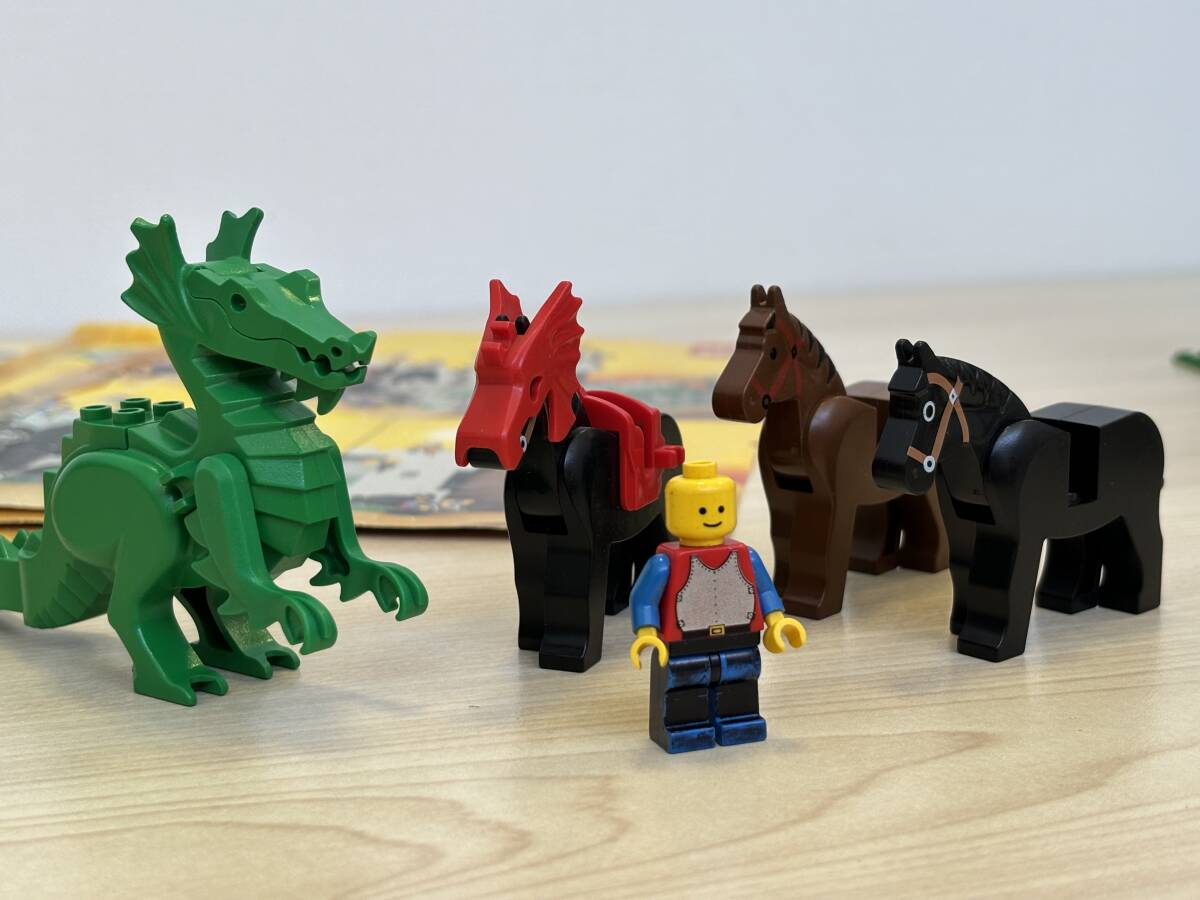 【6628】LEGO レゴ 6081 ゆうれい城 ヴィンテージ玩具 ドラゴンおまけ付き 欠品ありの画像9