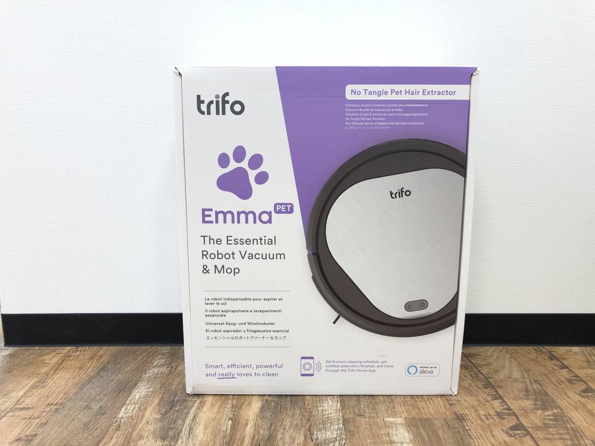 {H}1 jpy start * trifo Emma PET robot vacuum cleaner Esse n car ru robot cleaner & mop 4000Pa powerful absorption water .. both for automatic charge 