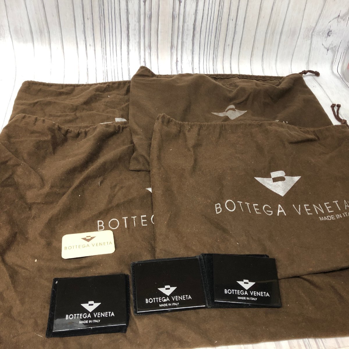 m001 I(80) Bottega Veneta сумка на плечо 4 пункт суммировать леопардовая расцветка двусторонний черный Leopard BOTTEGA VENETA Vintage 