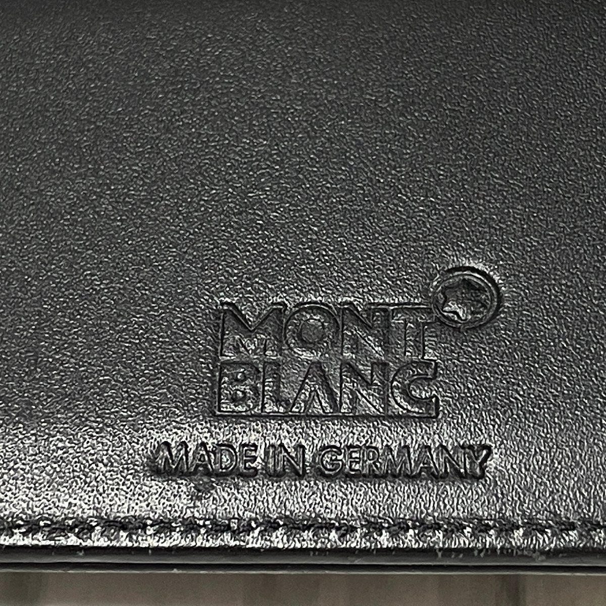 m002 B2(80) MONTBLANC モンブラン ノートカバー 黒 ブラック マイスターシュテュック メンズ 手帳カバー_画像5