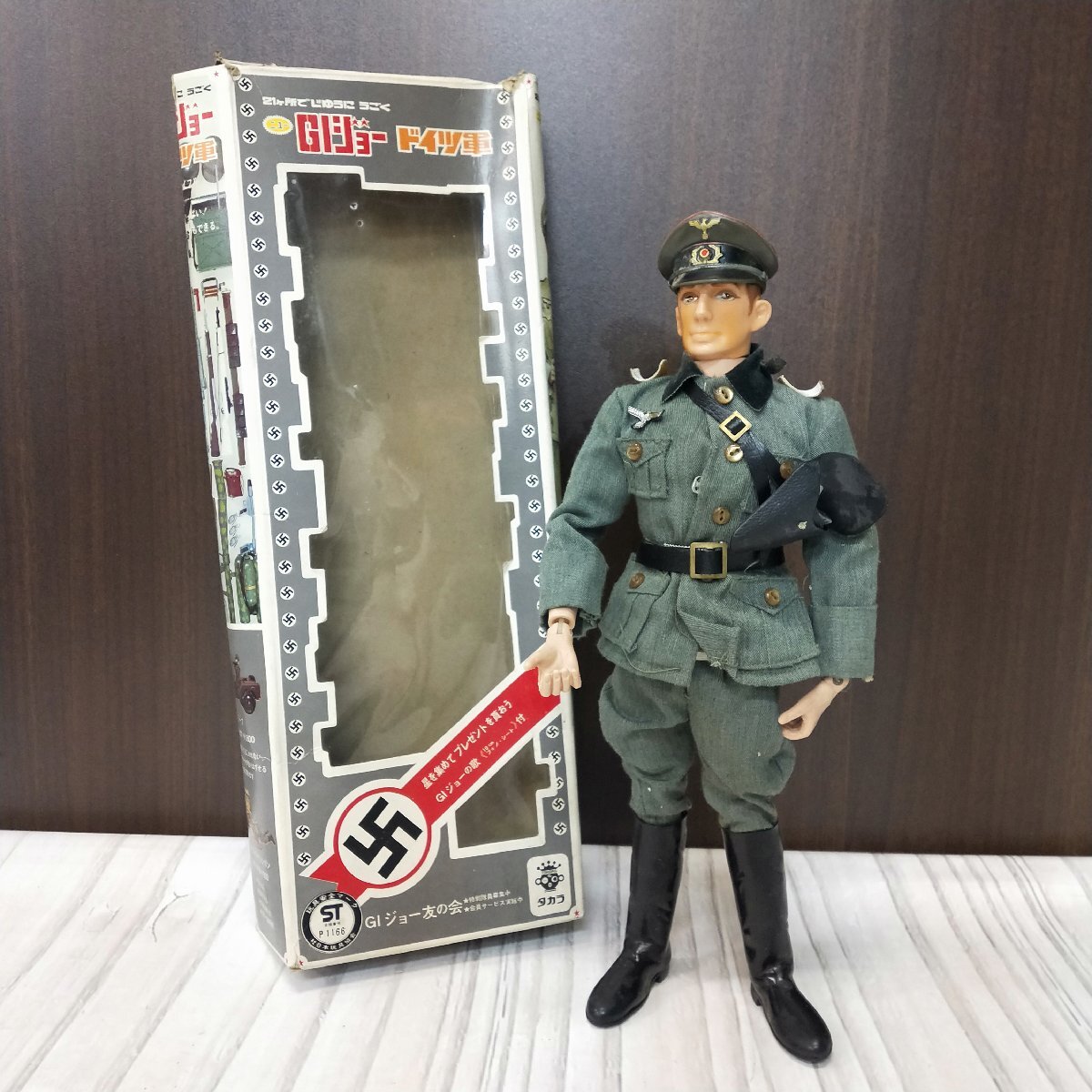 s001 H1 a. rare Takara new GI Joe Germany army 21 place ........ box attaching used present condition goods that time thing / retro / Showa era / figure /TAKARA