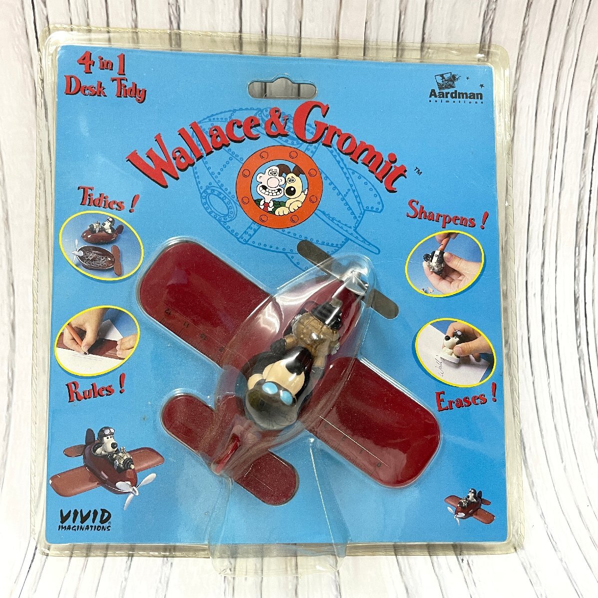 m002 D3(60) нераспечатанный Wallace&Gromit Wallace . Gromit самолет type фигурка канцелярские товары 