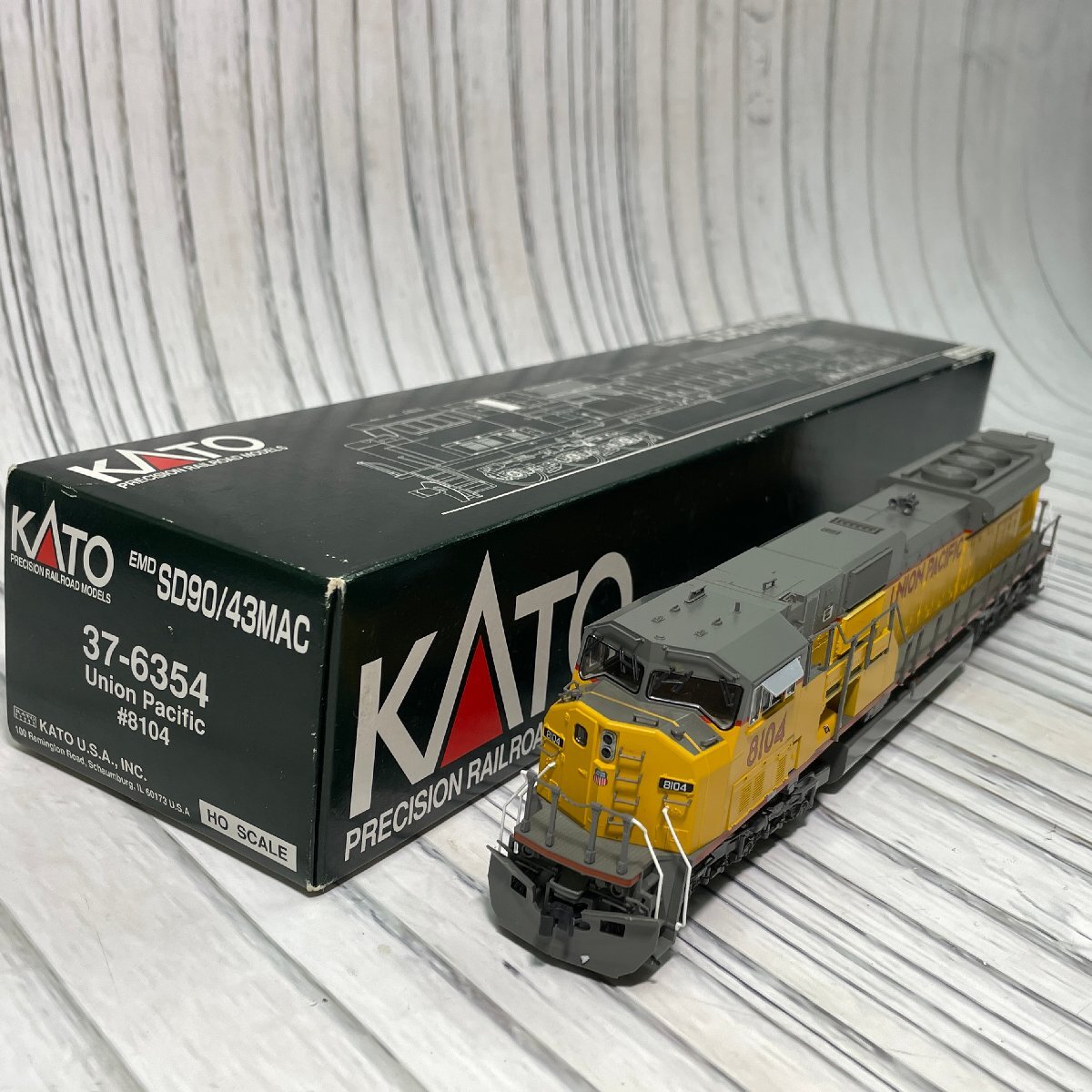 m002L D1(80) 1 jpy ~ operation goods ① KATO EMD SD90/43 MAC 8104 UNION PACIFIC railroad model HO gauge Union Pacific Kato 